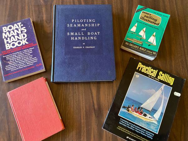 5 CLASSIC Boating, Boat Handling and Sailing Books 1