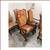 Castlegate Dover Camel Leather + Upholstered Chairs, Set Of Six 8 thumbnail