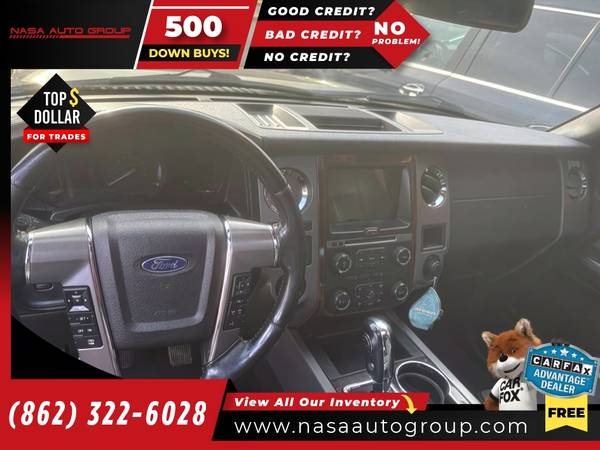 2017 Ford Expedition EL Platinum 4x4 4 x 4 4-x-4 - $7,999 (The price in this ad is the downpayment)63654713751297124
