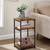 VASAGLE Side Table, Small End Table, Tall Nightstand, Steel Frame
For Living Roo 4 thumbnail