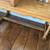 Vintage Solid Wood Bench w/ Storage Cabinet 7 thumbnail