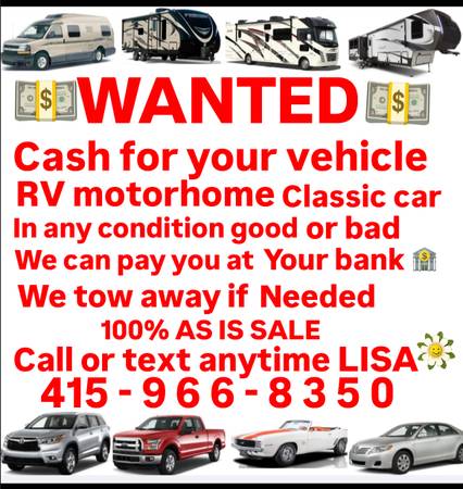 💵CASH💵for RV motorhome class A🔺B🔺C travel trailer toy hauler 5th whe 1