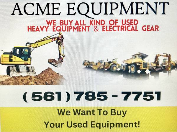 I Buy Forklifts & Heavy Equipment 1