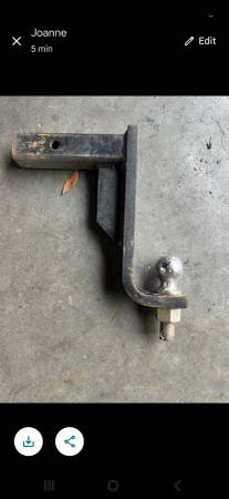 Trailer hich w 12 drop and a 2inch 6000lb  ball 1