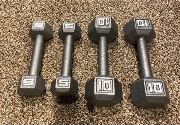 Cast Iron Dumbbells 1