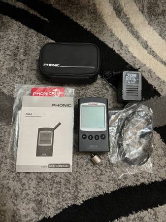 Phonic PAA3 Sound Analyzer Pro Audio Real Time Spect Analyzer 1