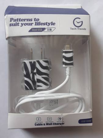 Tech-Trendz Cable-Wall Charger 1