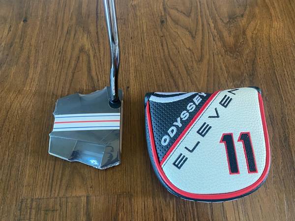 NEW Odyssey Eleven 11 Triple Track Double Bend DB 34" Stroke Lab putte 1