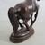 Hand Carved Wooden Rearing Horse Sculpture 10 1/2" Height 7 thumbnail