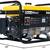 DuroStar DS4000S Portable Generator, Yellow/Black 3 thumbnail