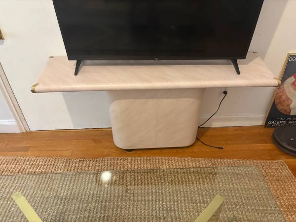 Textured Laminate Console Table 1