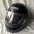 Black Face Motorcycle Helmet ( size Medium) - with Ventilation ports 5 thumbnail