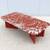 Modern Antoni Palleja for RS Barcelona Plec Red Marble Coffee Table 13 thumbnail