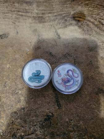 1/2oz Colorized Silver Rounds 1