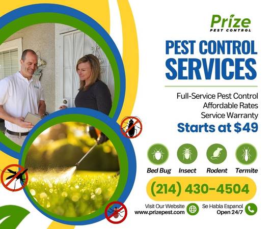 PEST CONTROL - INCLUDES GENERAL PESTS + MICE & RATS | STARTS AT $49 1