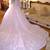 Beautiful Custom Made White Wedding Dress Size 10 Long Sleeve BallGown 2 thumbnail