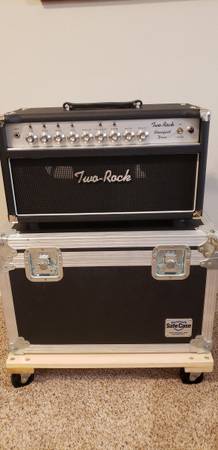 Two-Rock Bloomfield Drive 100/50 amp head and ATA Safecase 1