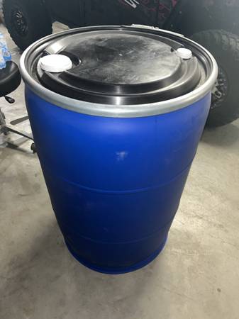 Food grade 55gal plastic drum with removable lid 1