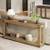 6FT. NATURAL RUSTIC SOLID WOOD CONSOLE TABLE - ALLNEW 2 thumbnail