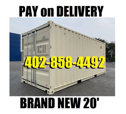 BRAND NEW 20' STORAGE CONTAINERS - OMAHA CONTAINER SALES 1