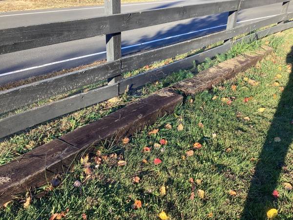 Treated used railroad ties 1
