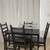 Black Compact Dining Table & 4 Chairs  PERFECT FOR APARTMENT 1 thumbnail