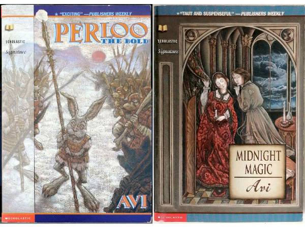 by Avi: "Perloo, the Bold" & "Midnight Magic" 1