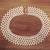 Vintage White Seed Bead Collar Necklace 18" 1 thumbnail