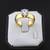 High Quality Women’s CZ Diamond Engagement Ring Gold Finish 8 thumbnail