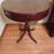 Mint Condition Vintage Mahogany Drum Table w/ Drawers /Brass Claw Feet 7 thumbnail