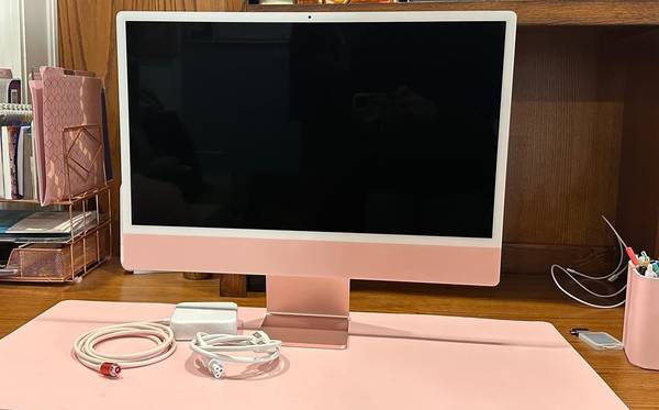 iMac24インチ M1 16GBメモリー/512GBストレージ ピンク Amazon.com: Apple 2024 iMac All-in-One Desktop Computer with