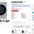 27” Samsung BESPOKE Smart Gas Dryer 7.6 Cu. Ft. Silver Steel New 3 thumbnail