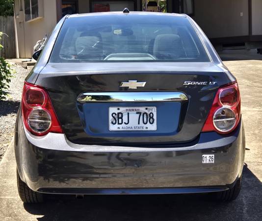 2014 Chevy Sonic LT 4 Dr Sedan $4900 - $4,900 (Makawao)63617617420673122