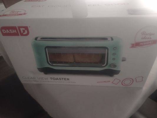 Dash clear view toaster long slices 7 level browning - $3063471081801857123