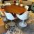 Mid-Century Modern TULIP OVAL DINING SET MID CENTURY 8 Chairs 3 thumbnail