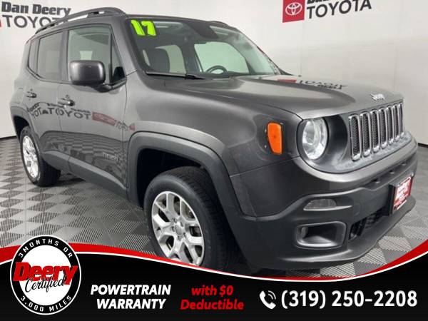 Certified 2017 Jeep Renegade Latitude Granite Crystal Metallic Clearco 1