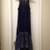 FREE PEOPLE PURPLE BLUE GRAY MAXI DRESS CROCHET TRIM Sz 4 NEVER WORN 3 thumbnail