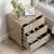 New Set of 2 Wood 3 Drawer Nightstand, Herringbone Beside Table Farmhouse Side T 6 thumbnail