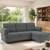 New Convertible Sectional Couches, 79" 3 Seat L Shaped Couch with Storage Chaise 1 thumbnail