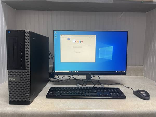 Dell Optiplex Desktop PC Bundle - Tower, Monitor, Keyboard, Mouse 1