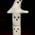 3 Handmade Ghosts, Halloween Decorations, Air Plant Stands 2 thumbnail
