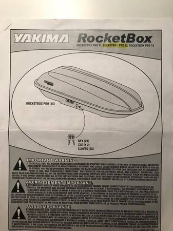 Yakima RocketBox Roof Box 1
