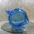 Vintage Beautiful Blue Christmas Punch Pitcher 5 thumbnail