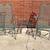 Woodard Bistro Garden Patio wrought Iron 2 Rocker chairs table 1 thumbnail
