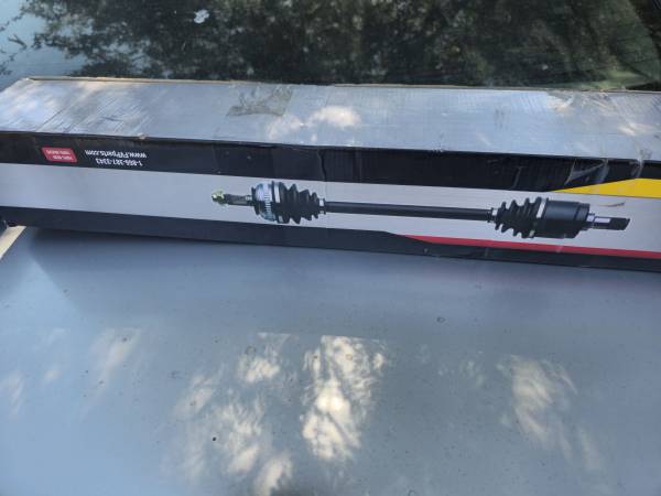 Driver side cv axle 1