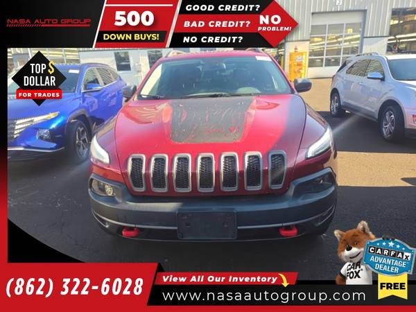 2017 Jeep Cherokee Trailhawk L Plus 4x4 4 x 4 4-x-4 - $8,995 (The price in this ad is the downpayment)63615140598401120