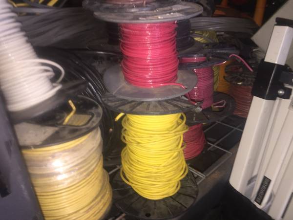 Wire spools - electrical 10,12,14,18 Gauge 1
