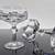6 Nachtmann Crystal Liquor Coupe Glasses Alexandra pattern 11 thumbnail