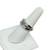 14K White Gold Triple Row Natural Diamond Band | Size 7 | 7.9g 3 thumbnail