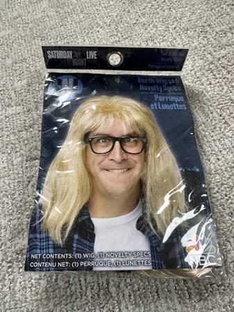 Brand New SNL Garth Wig & Novelty Specs 1